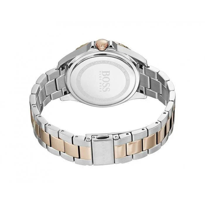 Hugo Boss Women's 1502446 Praise Two-Tone Stainless Steel Watch with Rose Gold Accents