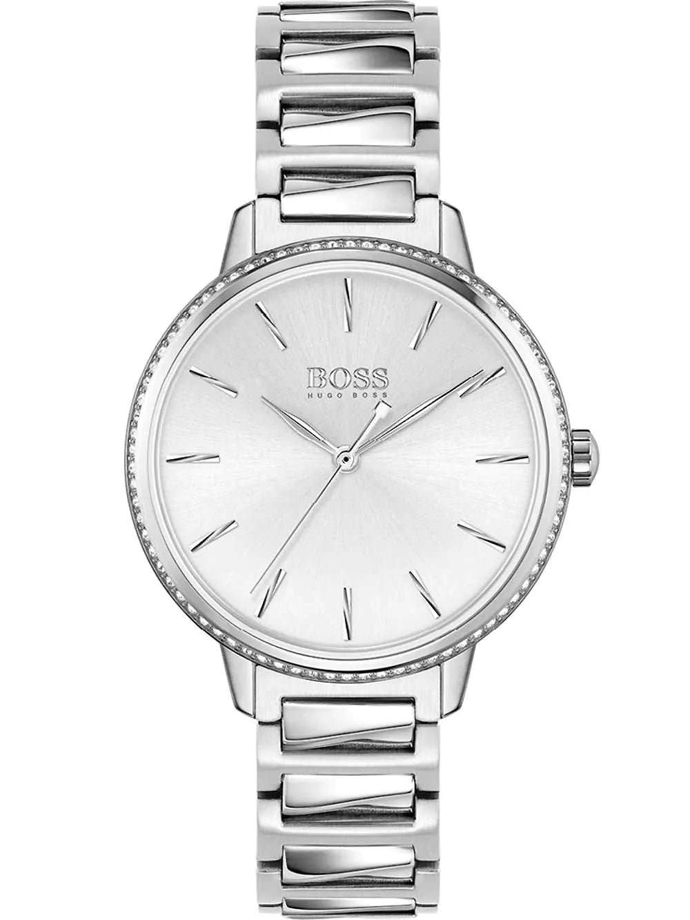 Hugo Boss Women's 1502539 Signature Silver-Tone Stainless Steel Watch