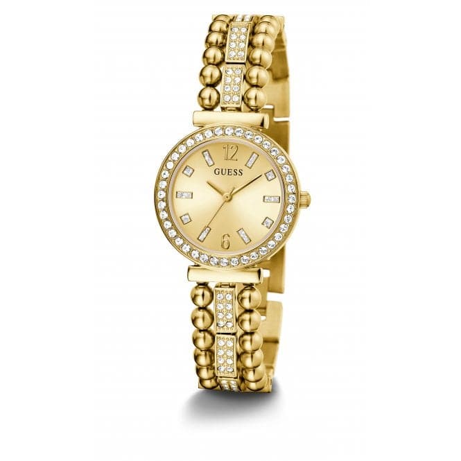 Guess Ladies Gala Gold Tone Watch GW0401L2