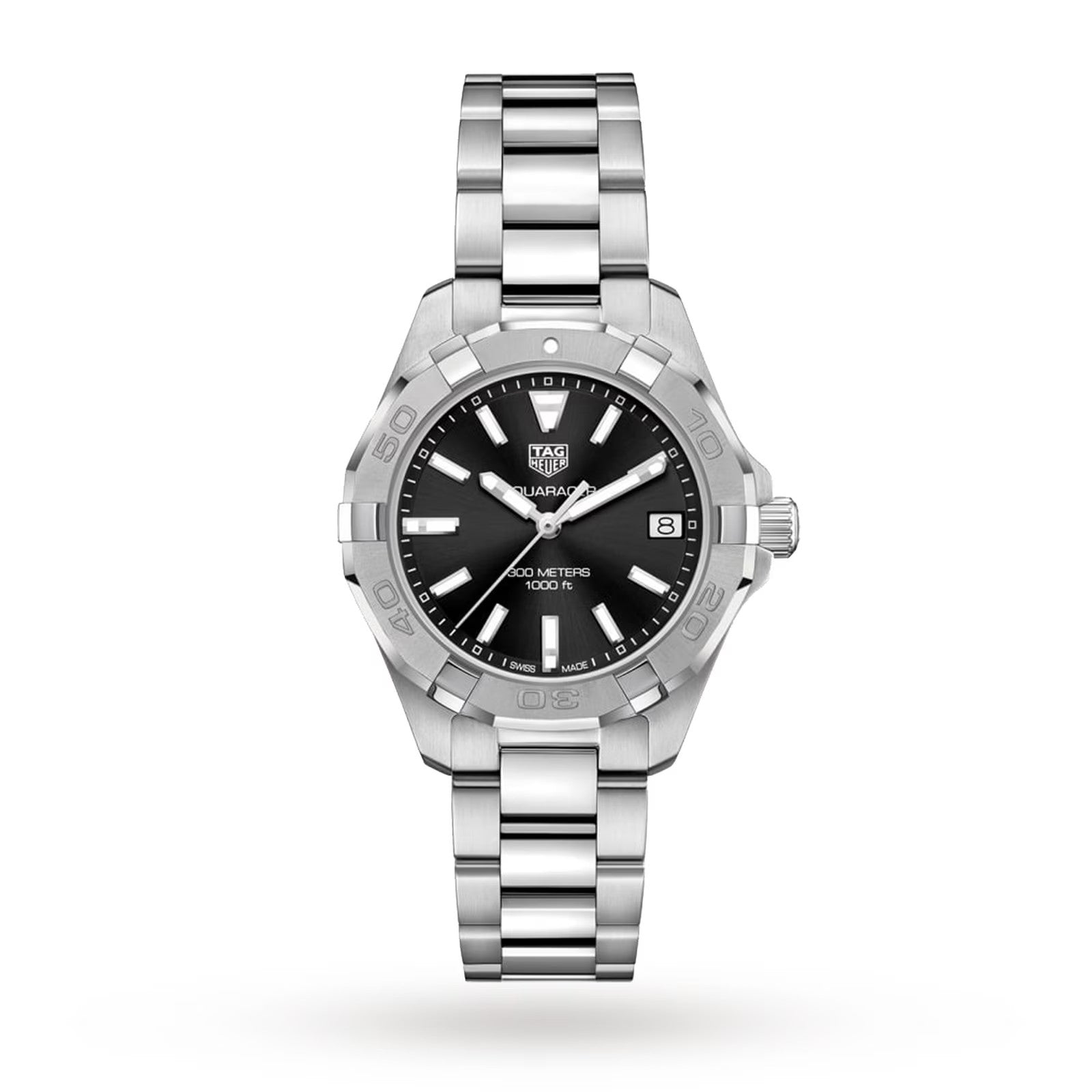 TAG Heuer Aquaracer WBD1310.BA0740 Ladies' Black Dial Stainless Steel Diver Watch