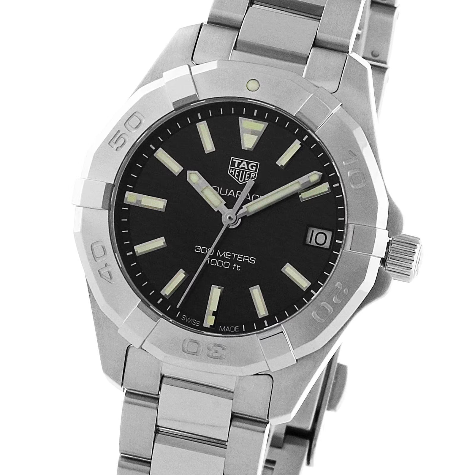 TAG Heuer Aquaracer WBD1310.BA0740 Ladies' Black Dial Stainless Steel Diver Watch