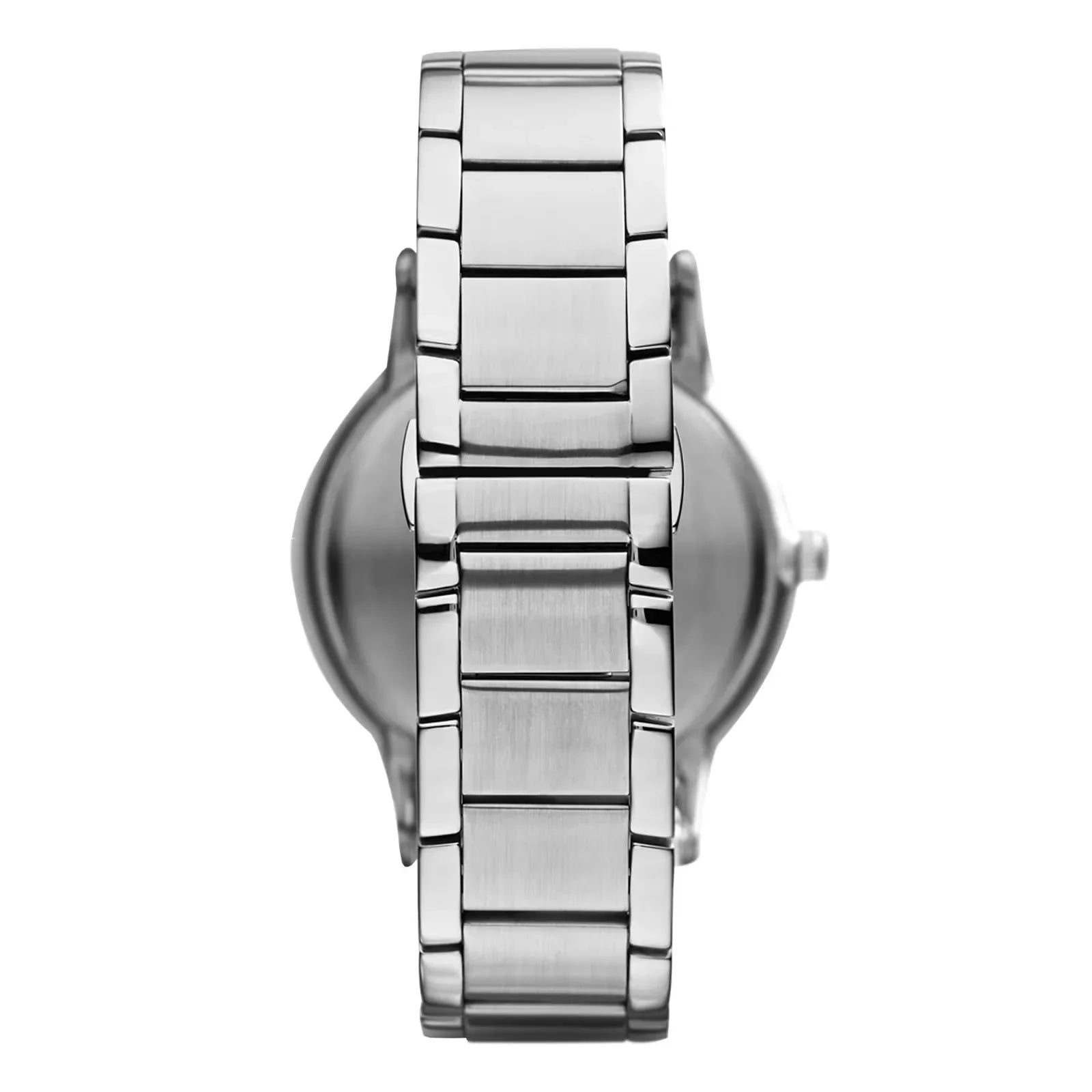 Emporio Armani Men's AR11180 Silver-Tone Stainless Steel Watch with Blue Dial