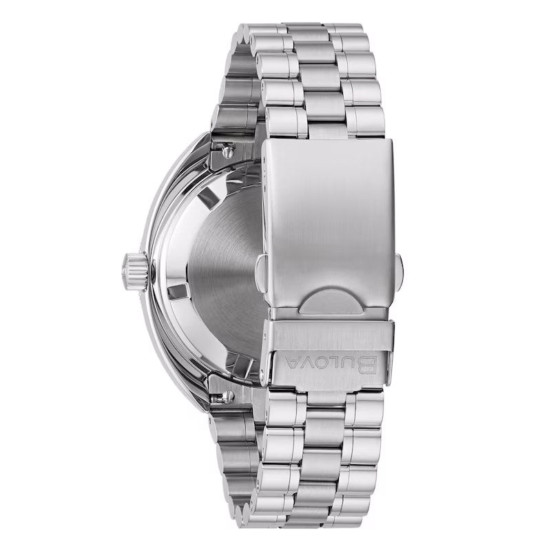 Bulova Oceanographer Automatic Men's Silver Watch 96B405