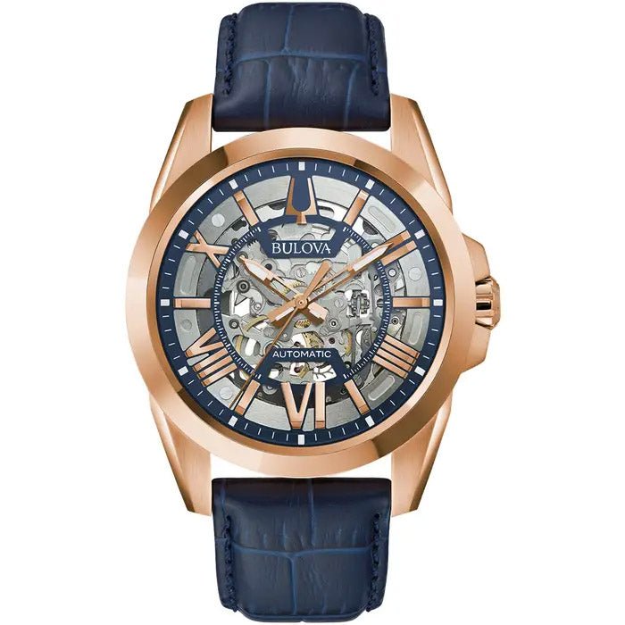 Bulova Classic Men's Blue Watch 97A161