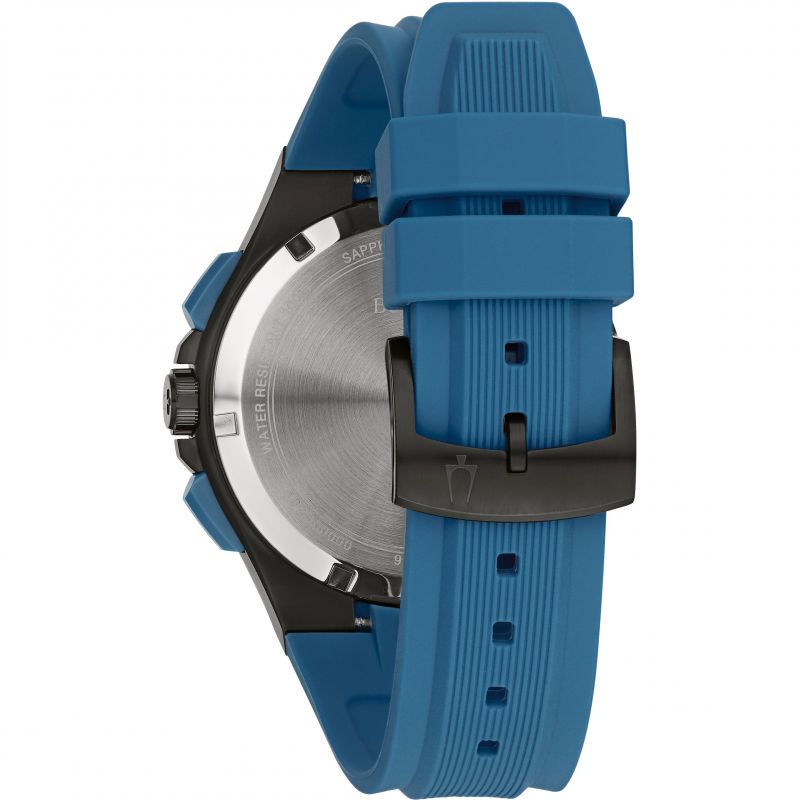 Gents Maquina Blue Strap Watch 98B380