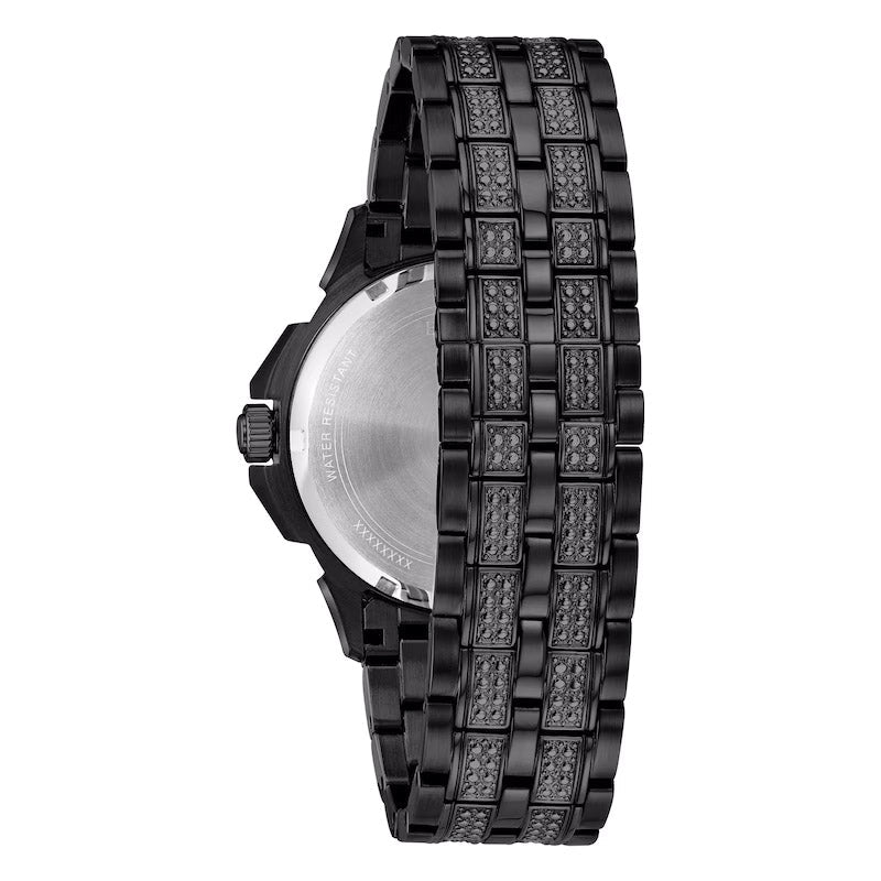 Bulova Crystal Men's Black Watch 98C134