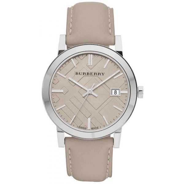 Burberry Men's Watch The City Check Champagne BU9010