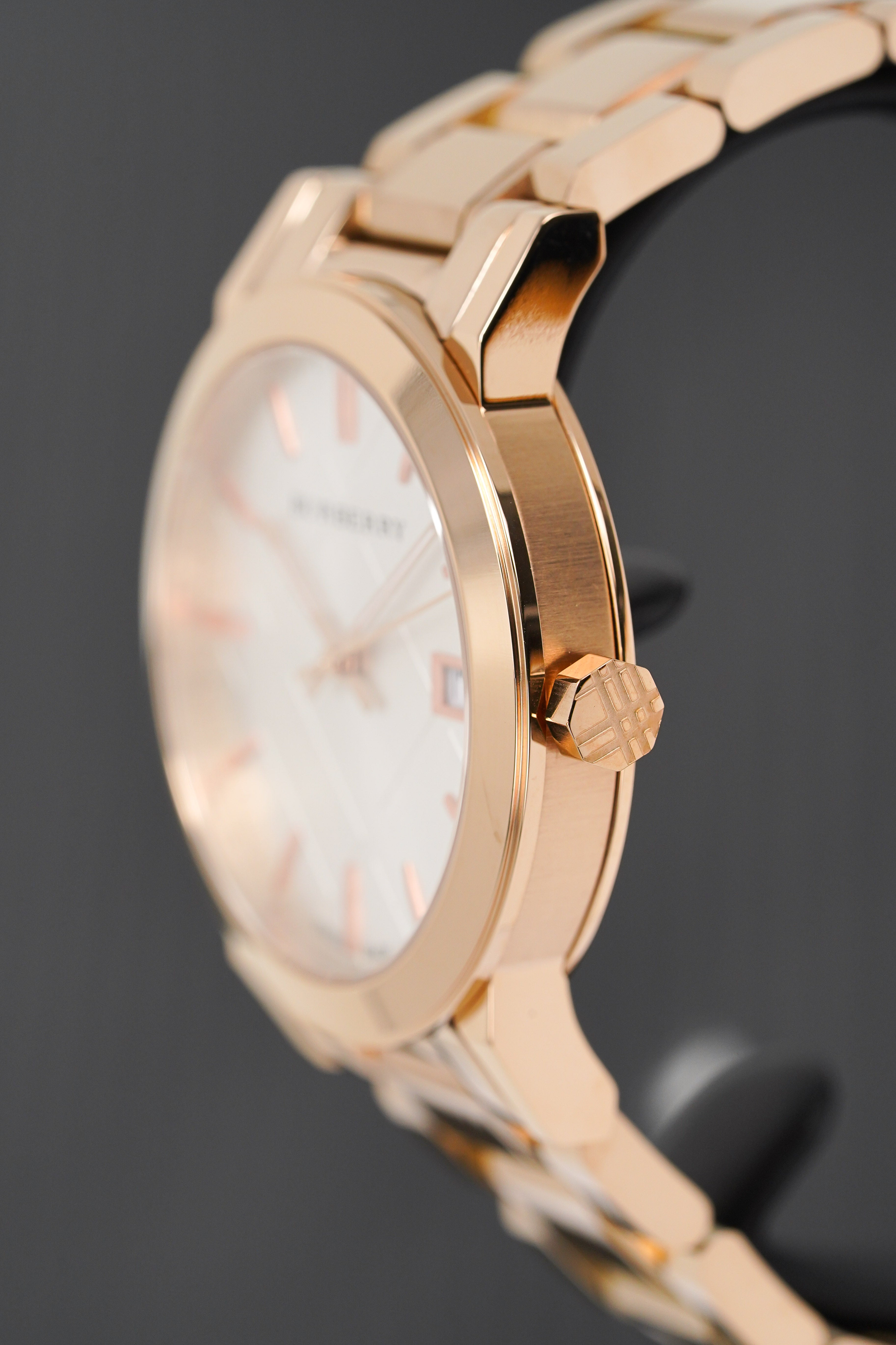 Burberry Unisex Watch The City Rose Gold 38mm BU9004