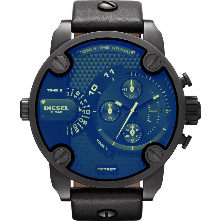 Diesel DZ7257 Men's Chronograph Little Daddy Blue Black Watch