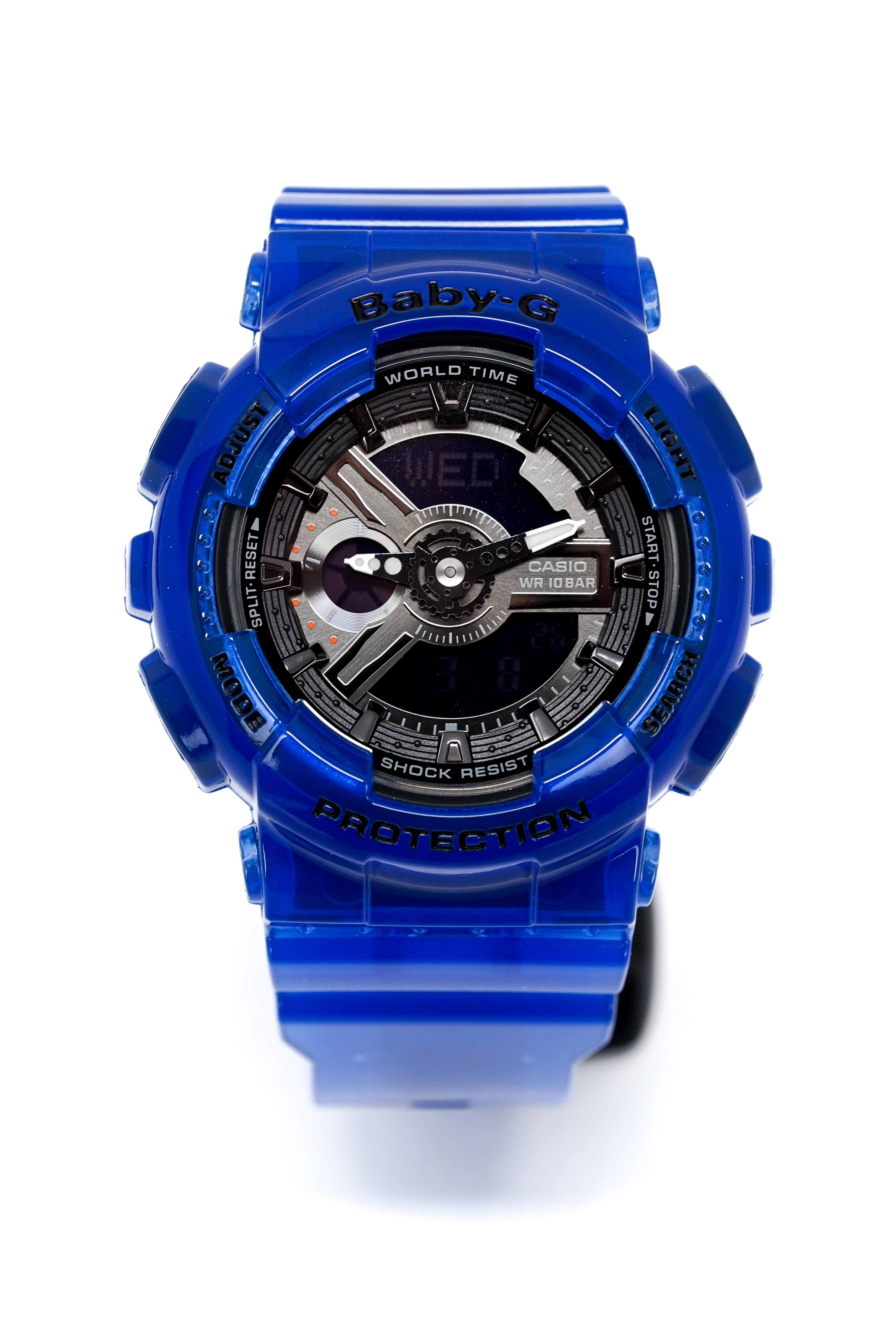 Casio G-Shock Baby-G Watch Big Case Blue Aqua Planet BA-110CR-2ADR