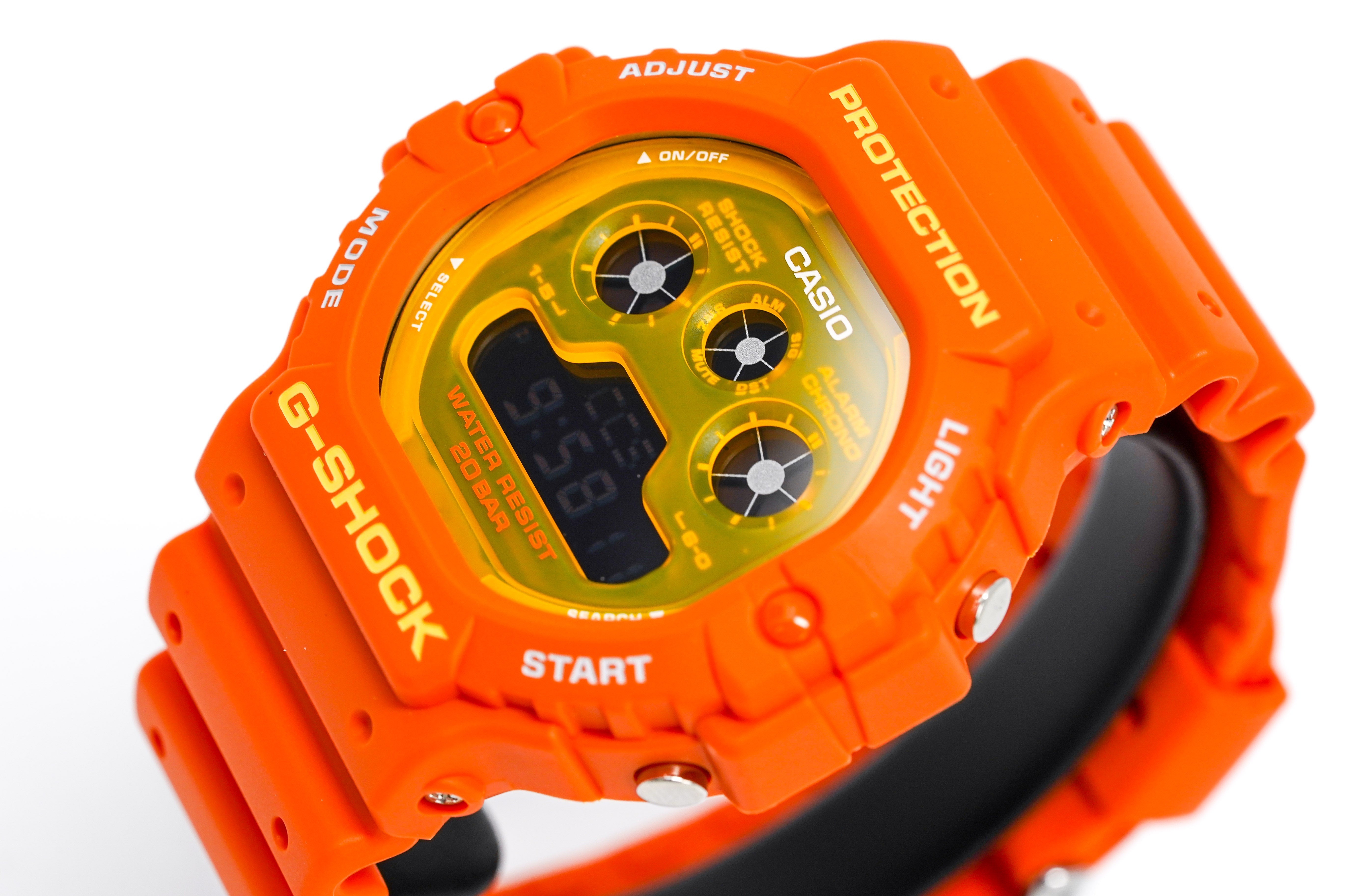 Casio G-Shock Watch Men's Shock Tech Orange DW-5900TS-4DR