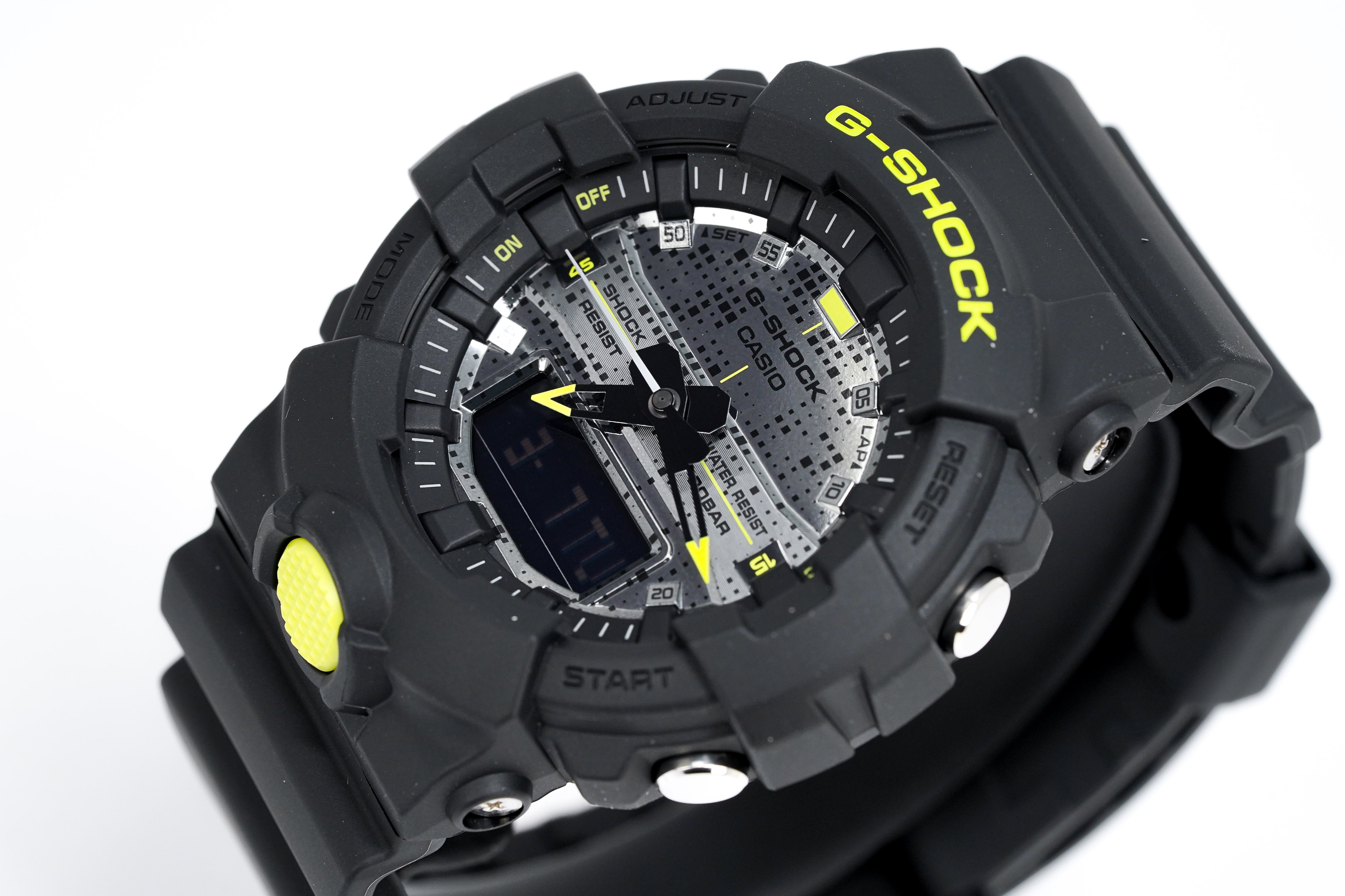 Casio G-Shock Watch Black/Neon Digital Camo GA-800DC-1ADR