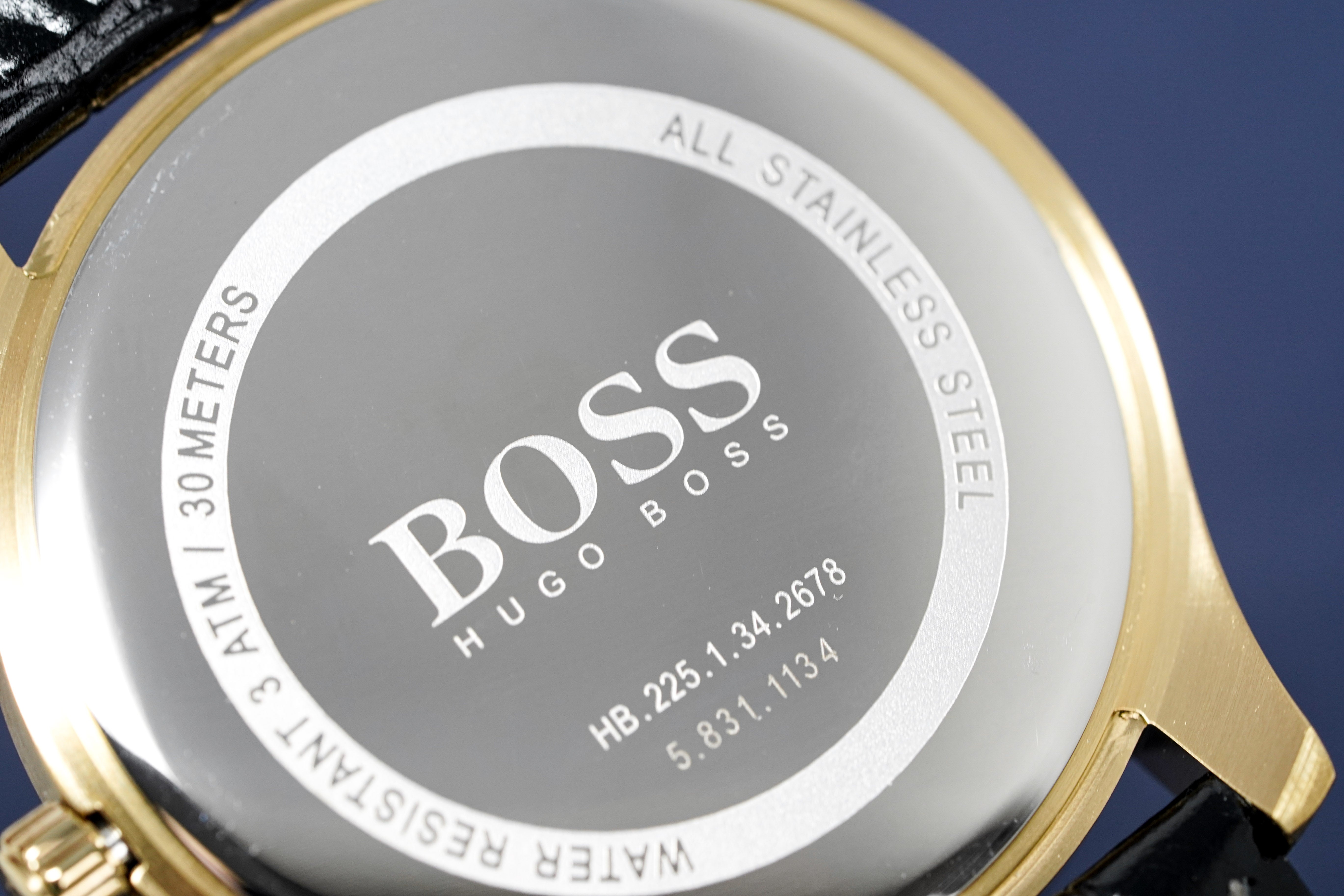 Hugo Boss Watch Classic Gold Plate White HB1513020