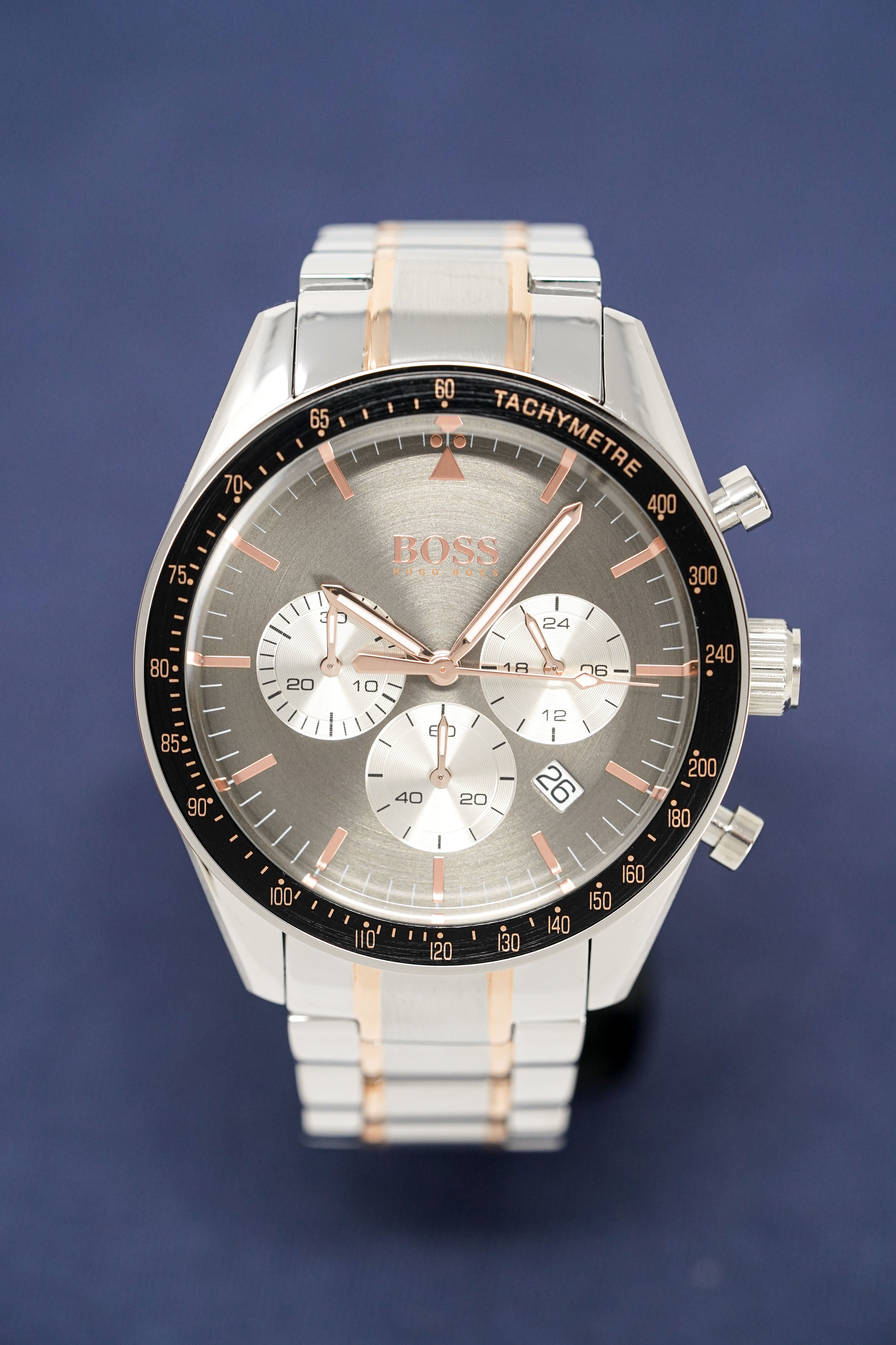 Hugo Boss Men's Watch Chronograph Trophy Grey HB1513634