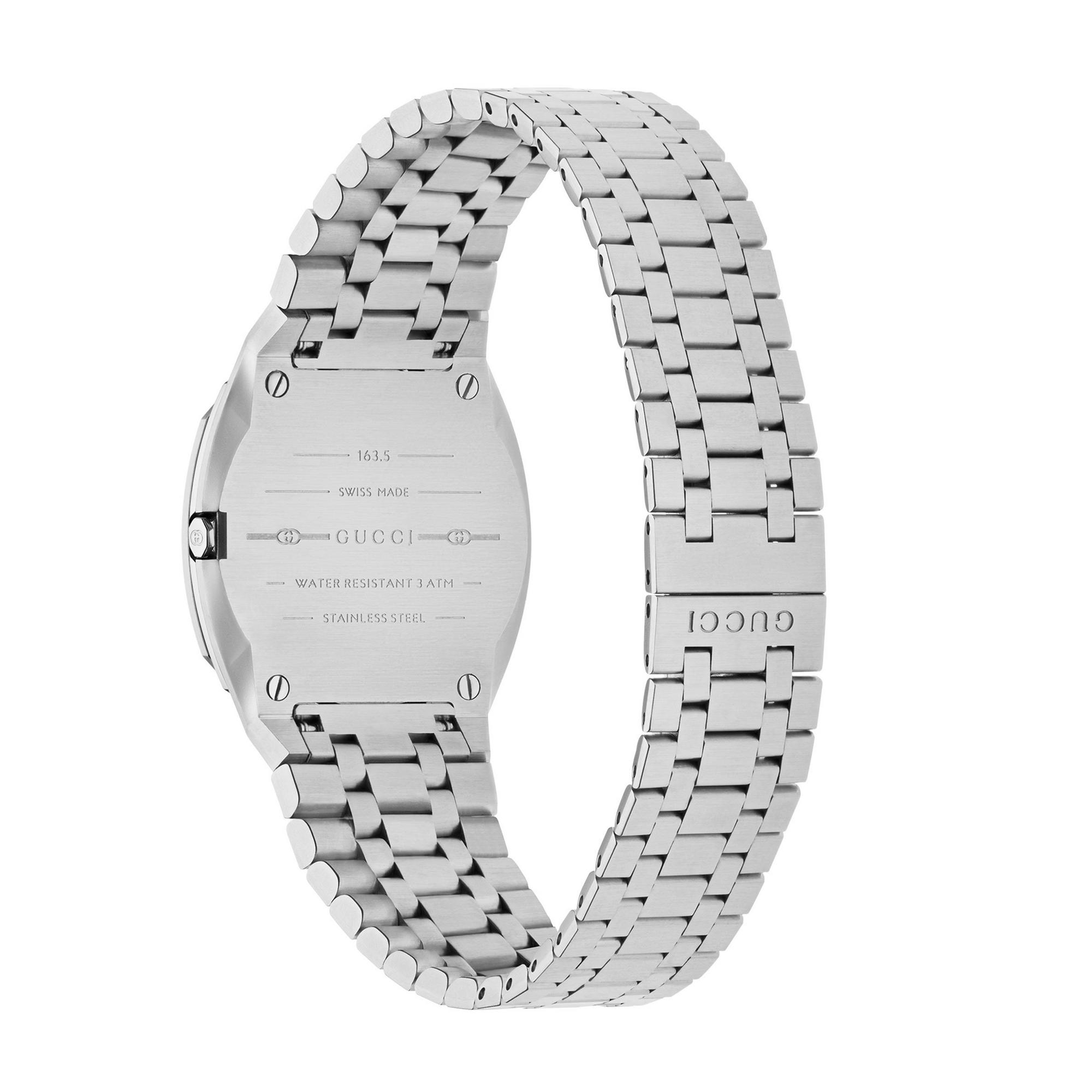 Gucci 25H Silver Ladies' Watch - YA163501