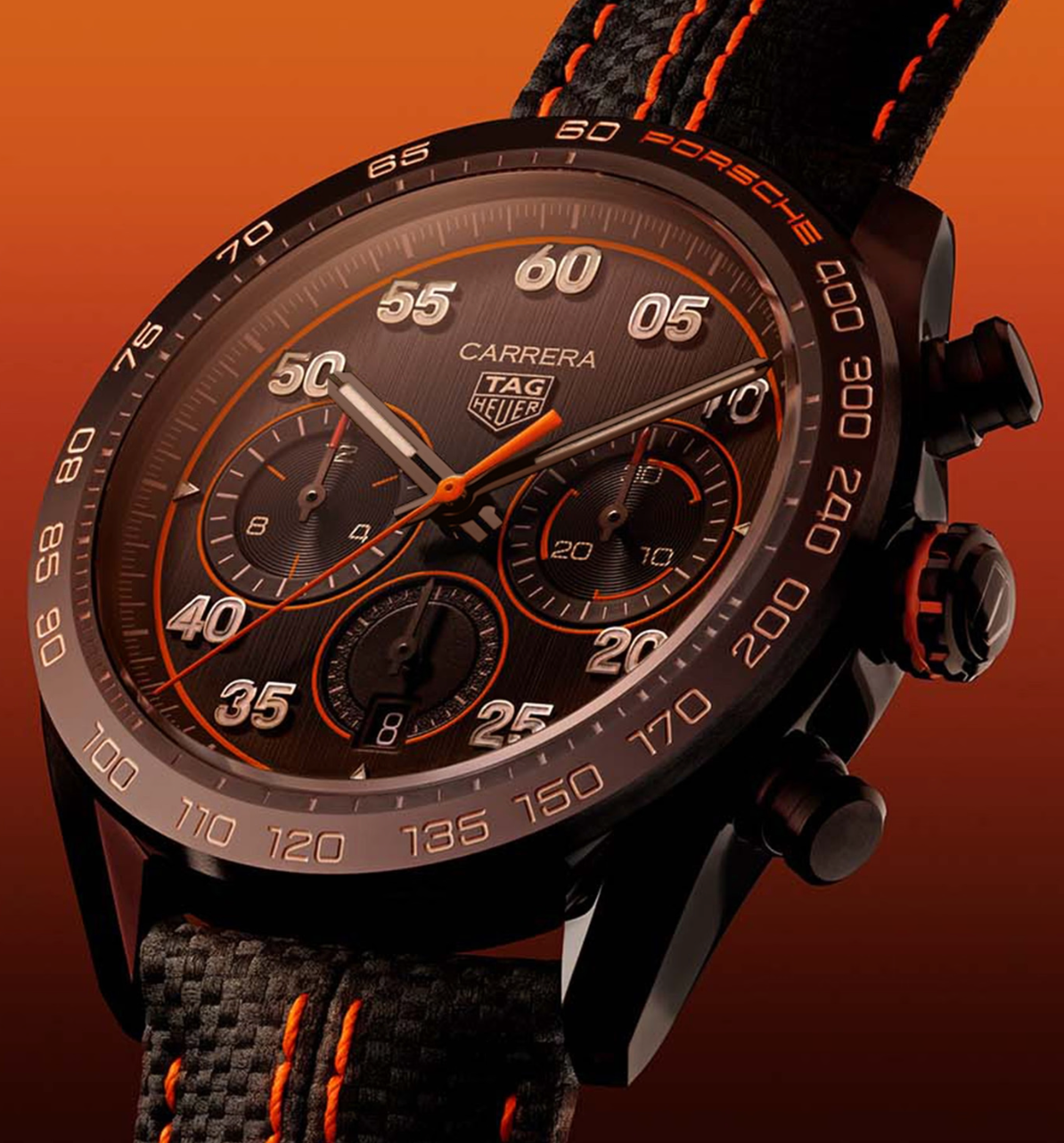 TAG Heuer Carrera Porsche Orange Racing Special Edition