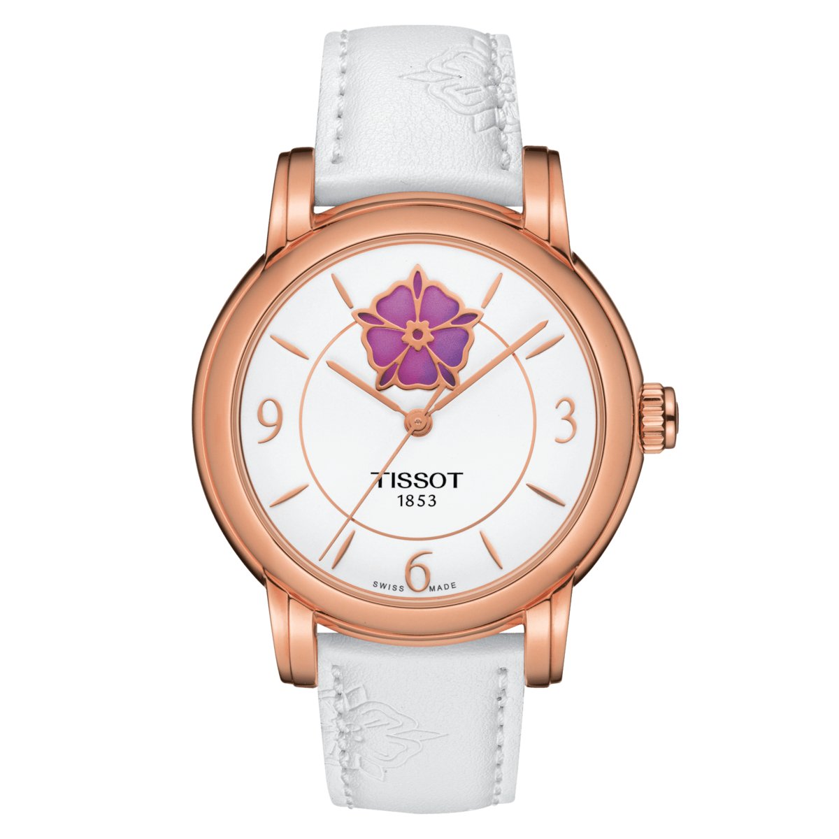 Tissot Ladies Automatic Watch Heart Flower 35mm Powermatic 80 T0502073701705