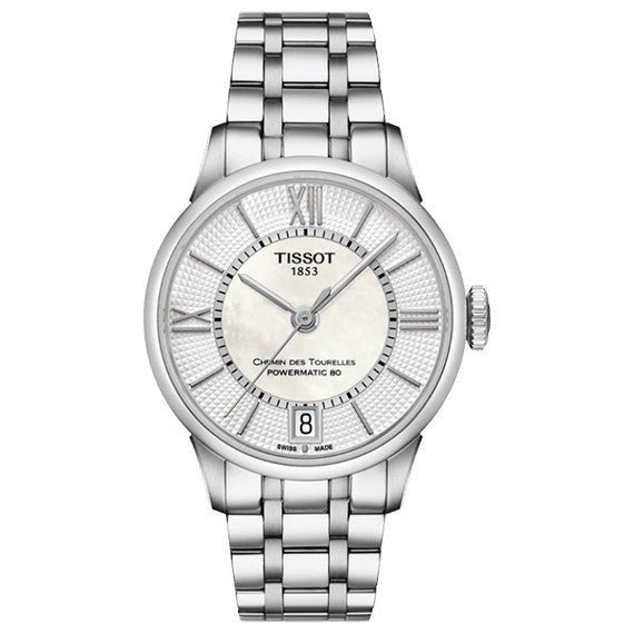 Tissot Ladies Automatic Watch Chemin Des Tourelles Powermatic 80 T0992071111800