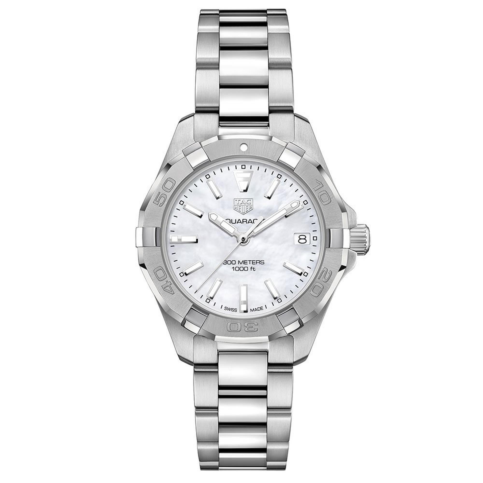 TAG Heuer Aquaracer WBD1311.BA0740 Ladies' Mother-of-Pearl Dial Stainless Steel Diver Watch