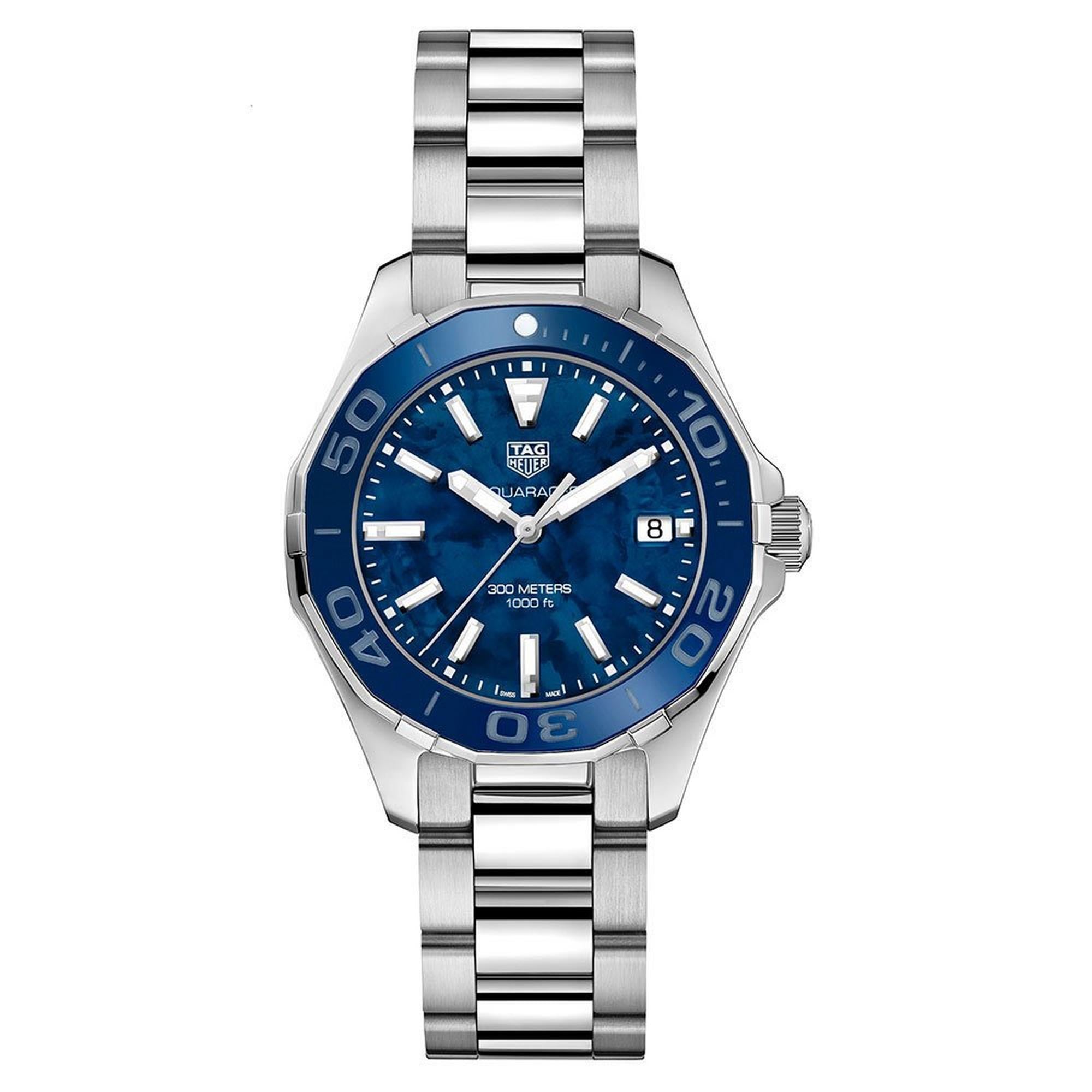 TAG Heuer Aquaracer WAY131S.BA0748 Ladies' Blue Mother-of-Pearl Dial Dive Watch