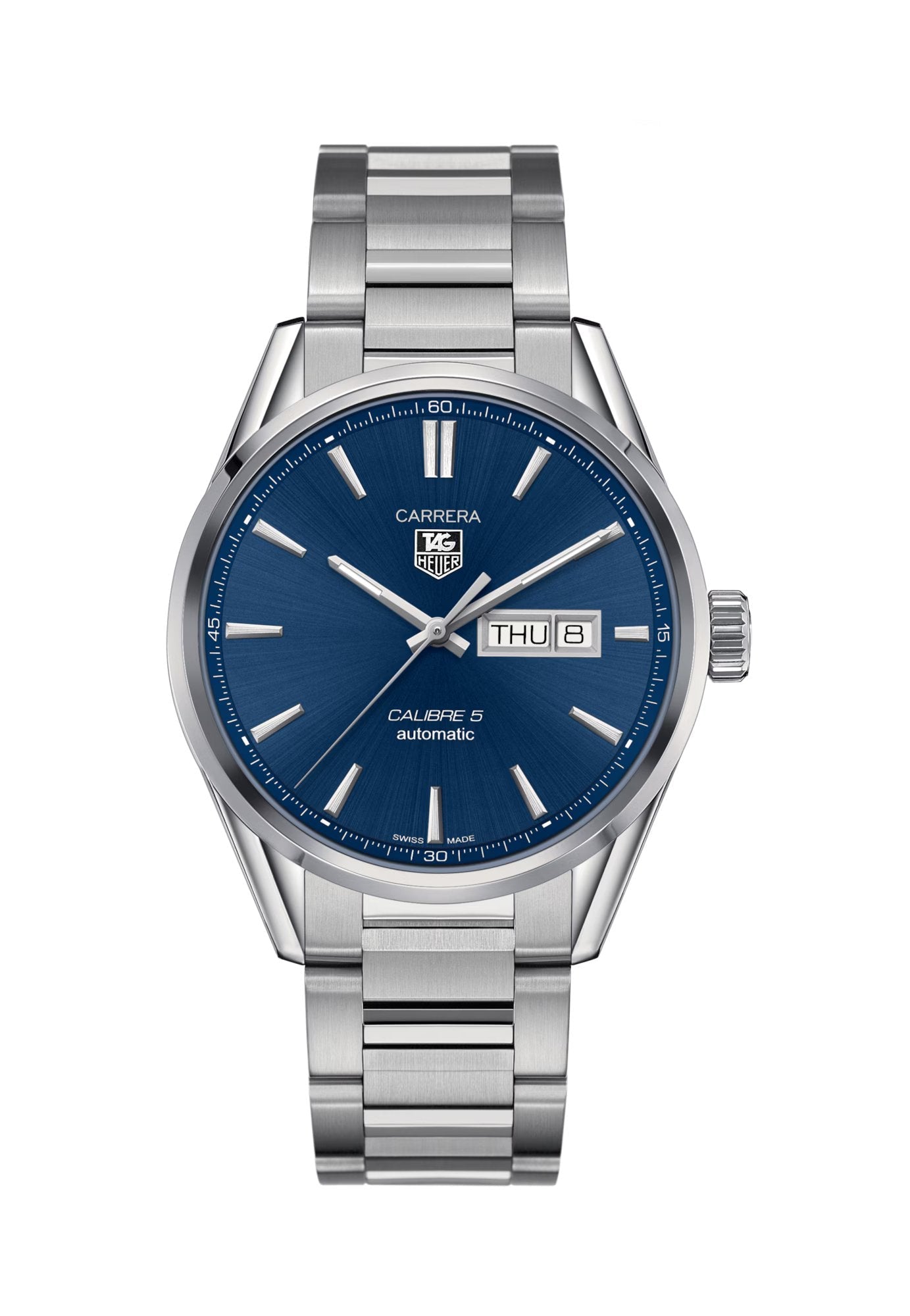 Carrera Calibre 5 Blue Steel Mens Watch WAR201E.BA0723