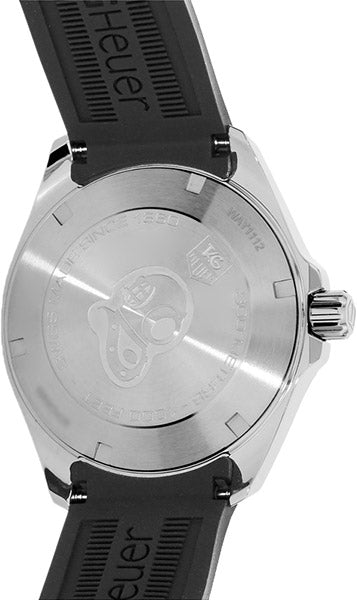 Tag Heuer Aquaracer Black Dial Black Rubber Strap Watch for Men - WAY111A.FT6151