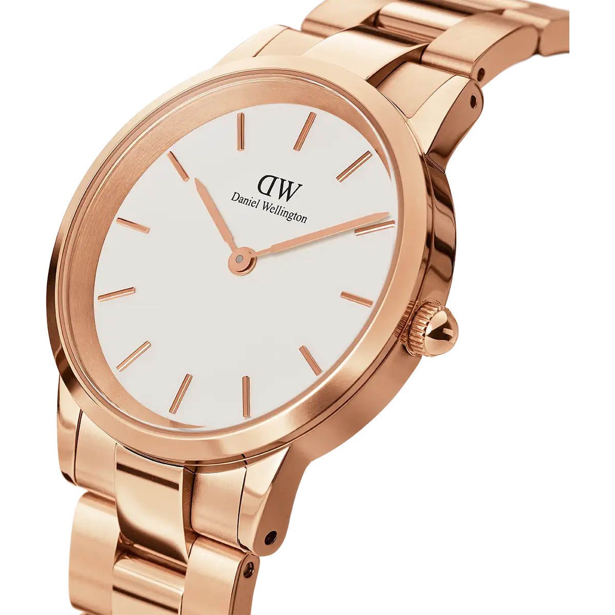 Daniel Wellington Iconic Link Ladies Rose Gold Watch DW00600211