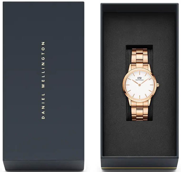 Daniel Wellington Iconic Link Ladies Rose Gold Watch DW00600211