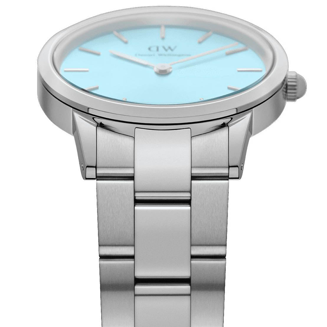 Daniel Wellington Iconic Link  Ladies Silver Watch DW00100540