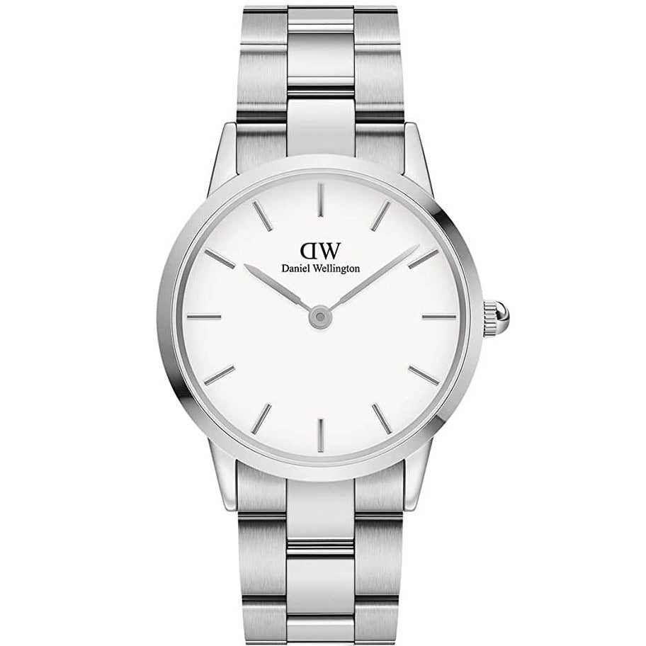 Daniel Wellington Iconic Link  Unisex Silver Watch DW00100203