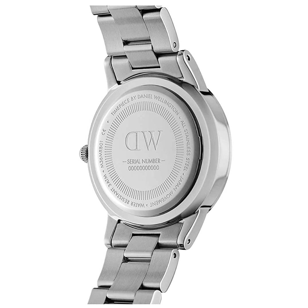 Daniel Wellington Iconic Link  Unisex Silver Watch DW00100203