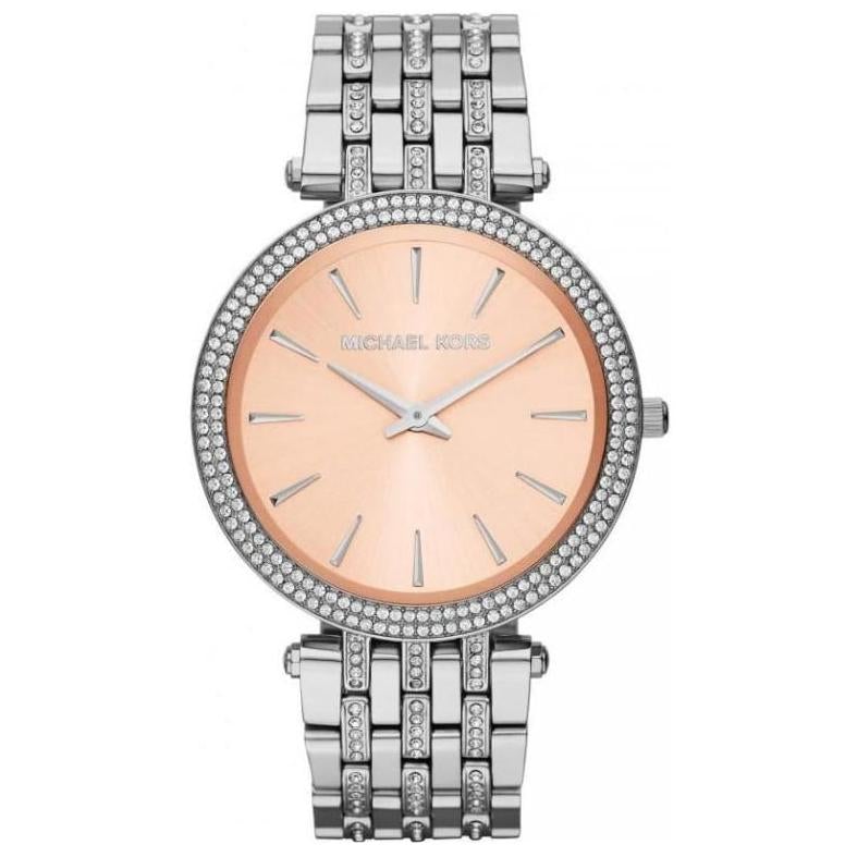 Michael Kors MK3218 Ladies Darci Rose & Silver Glitz Watch