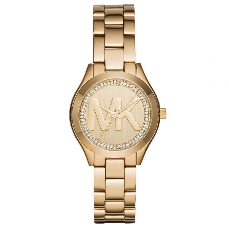 Michael Kors MK3477 Ladies Mini Slim Runway Yellow Gold Watch