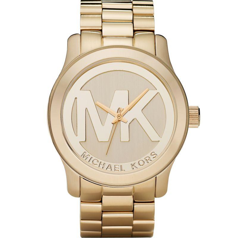 Michael Kors MK5473 Ladies Runway Yellow Gold Watch