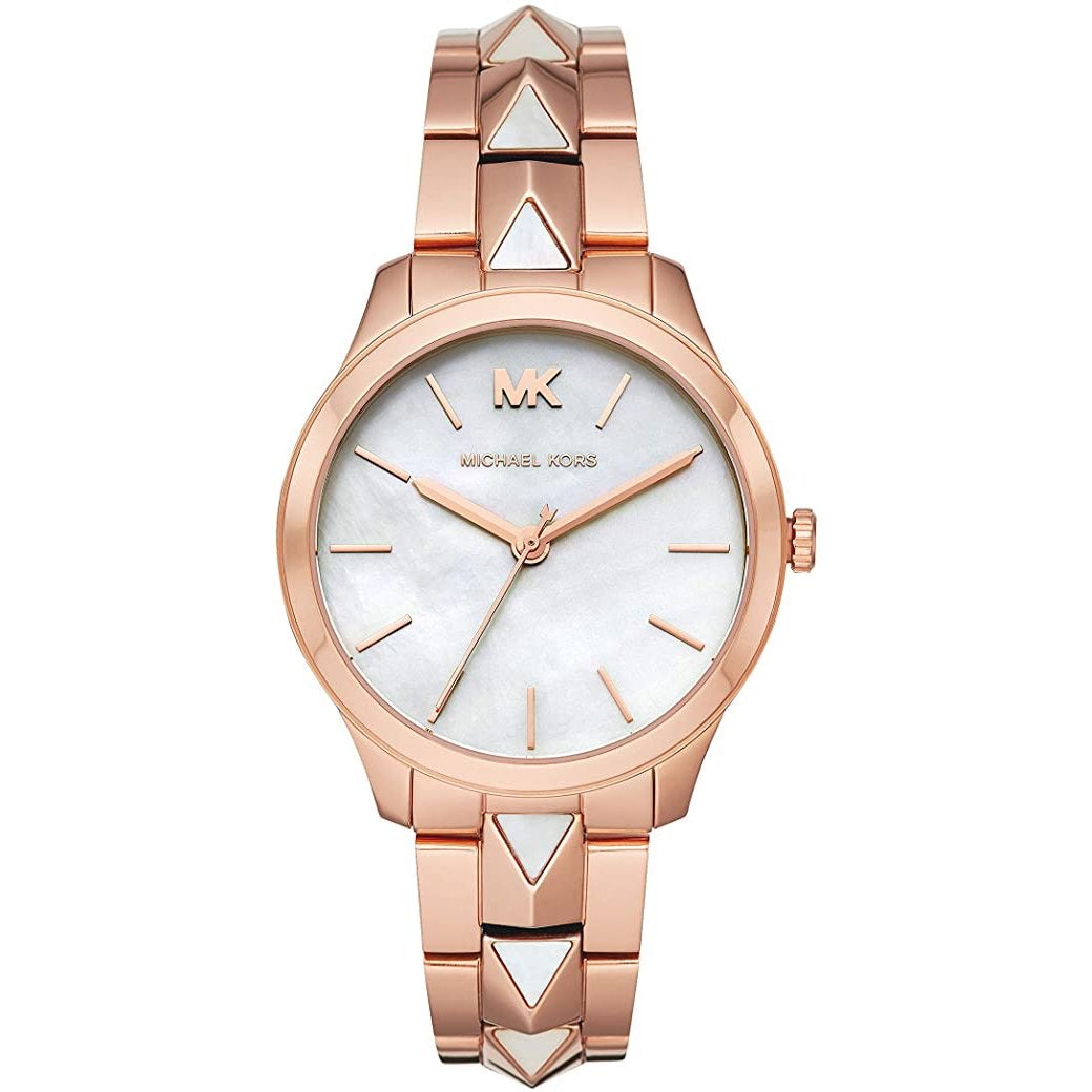 Michael Kors MK6671 Ladies Rose-Gold Runway Mercer