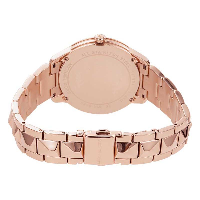 Michael Kors MK6671 Ladies Rose-Gold Runway Mercer