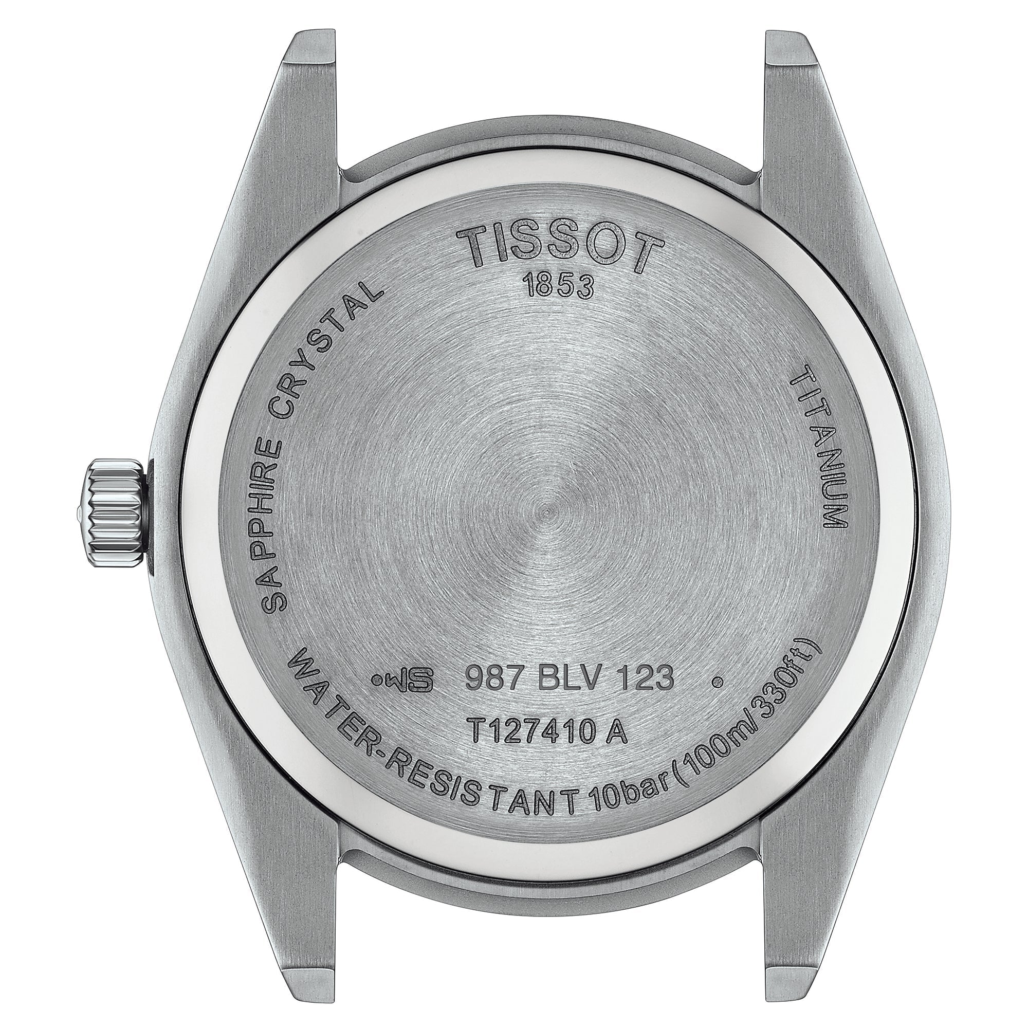 Tissot Gentleman Titanium Men's Grey Watch T1274104408100