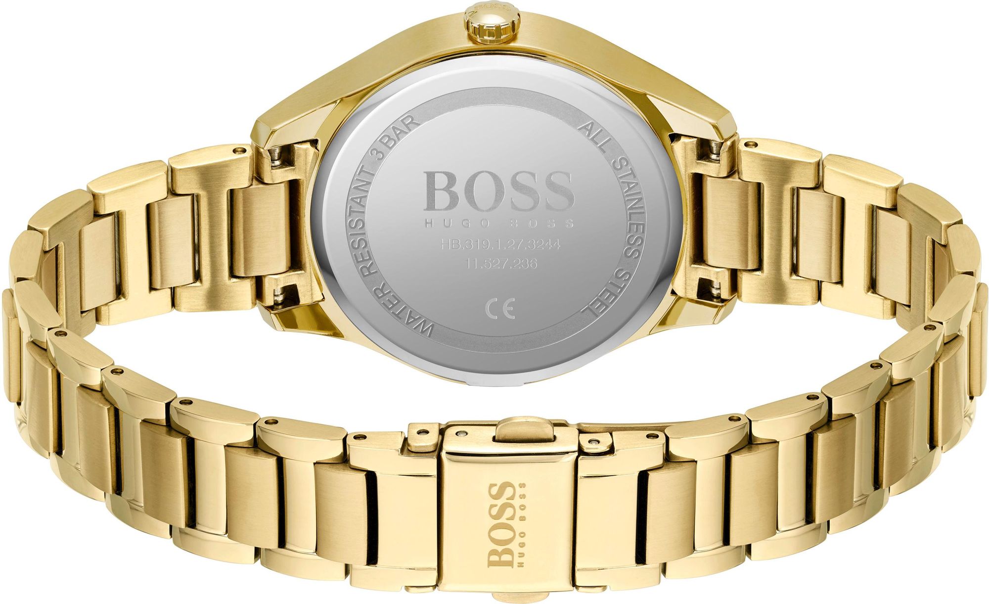 Hugo Boss Women's 1502584 Grand Course Quartz Gold-Tone Stainless Steel Watch