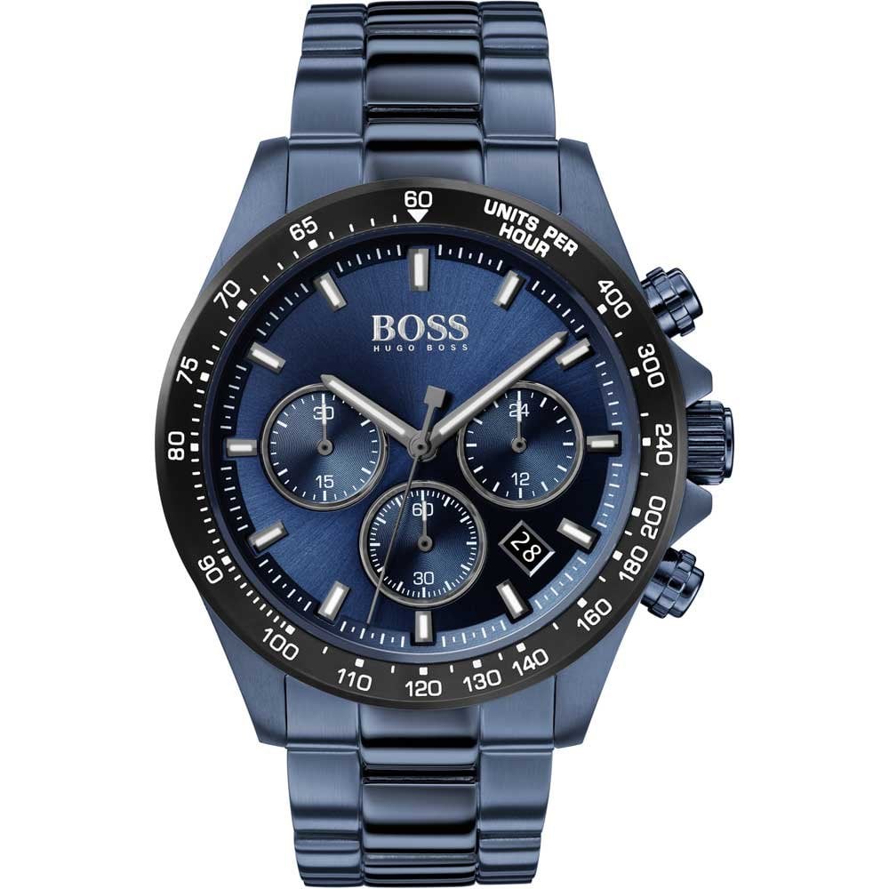 Hugo Boss Men's HB1513758 Hero Blue Steel Chronograph Watch