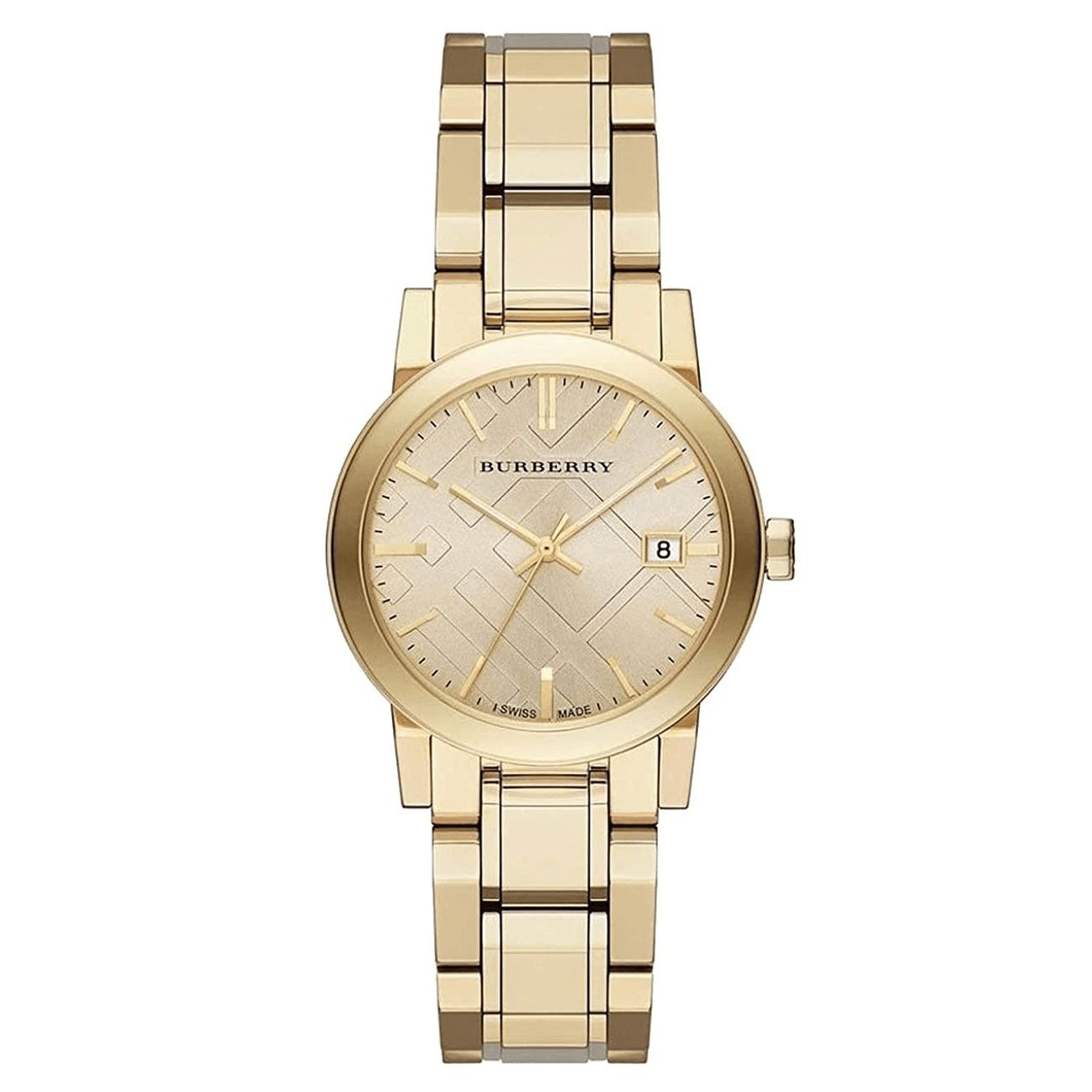 Burberry Ladies Watch The City 34mm Champagne Gold BU9134