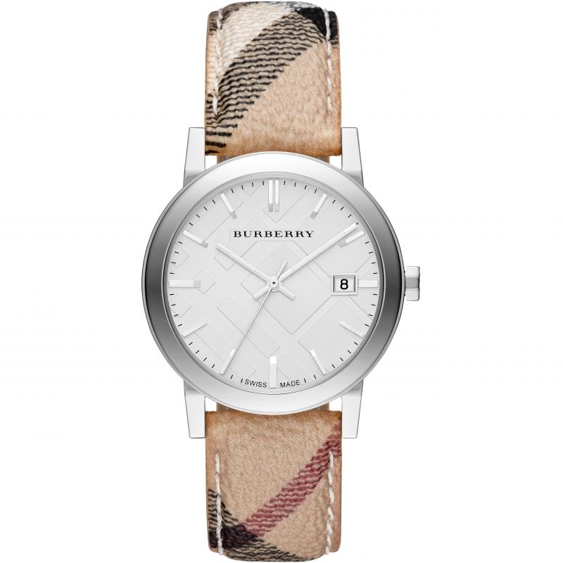 Burberry Unisex Watch The City Haymarket 38mm Check BU9025