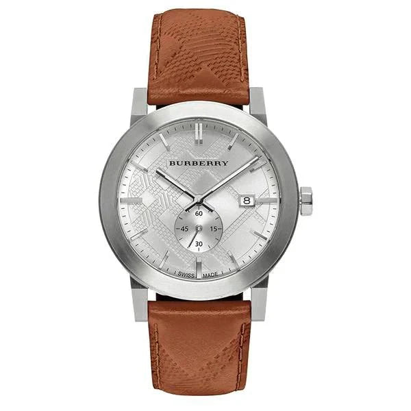 Burberry Men's Watch The City Silver Brown BU9904