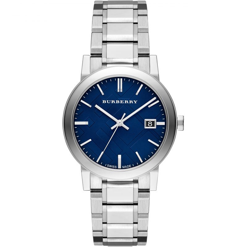 Burberry Men's Watch The City 38mm Steel Blue BU9031