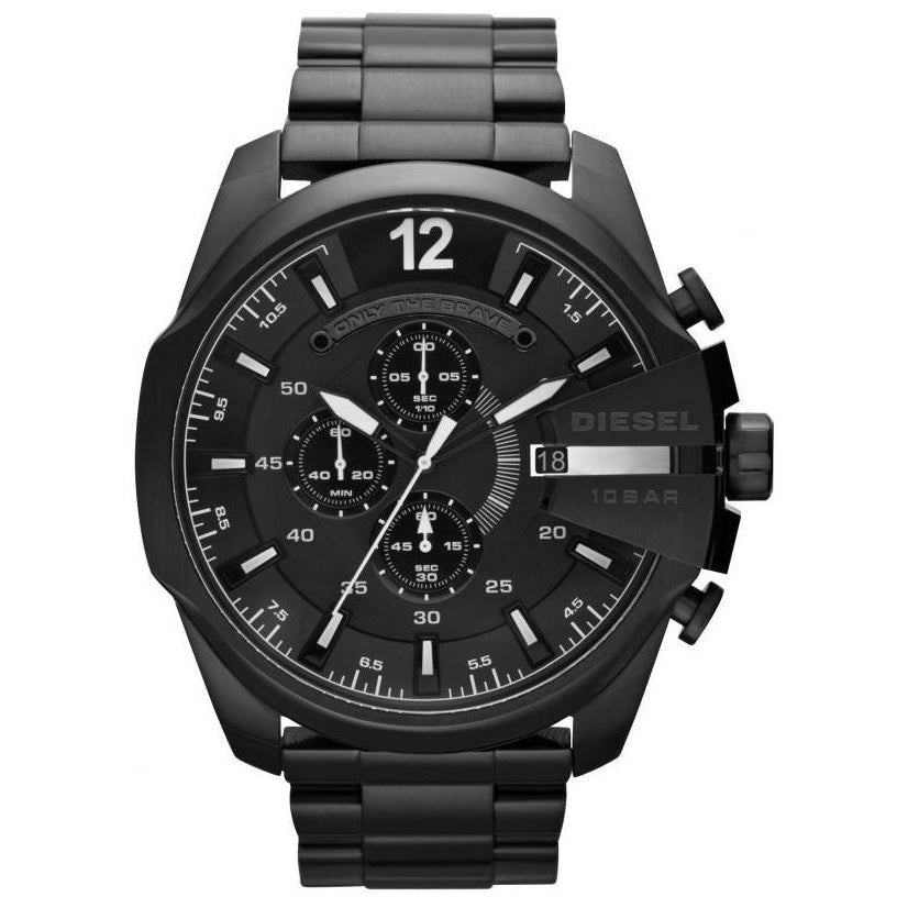 Diesel DZ4283 Men's Chronograph Mega Chief Black PVD Watch