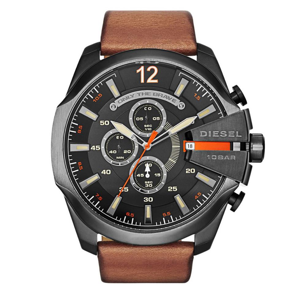 Diesel DZ4343 Men's Mega Chief Brown Chronograph Watch