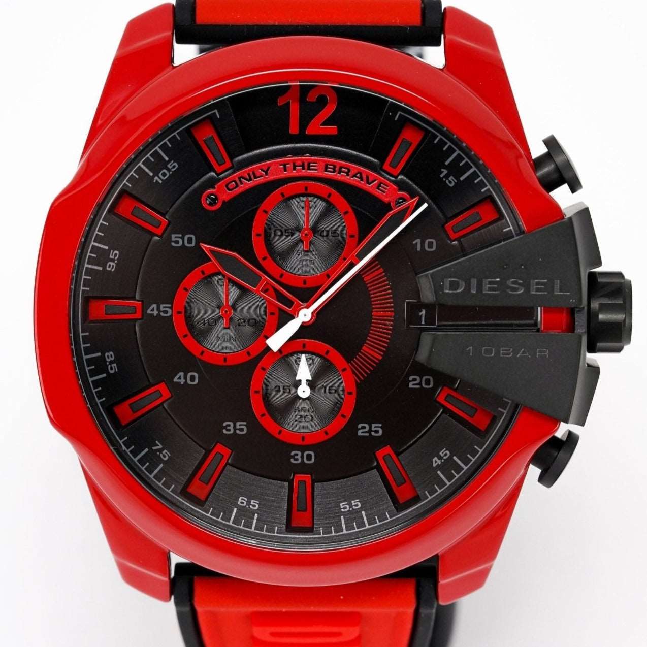 Diesel DZ4526 Men's Chronograph Mega Chief Red Watch