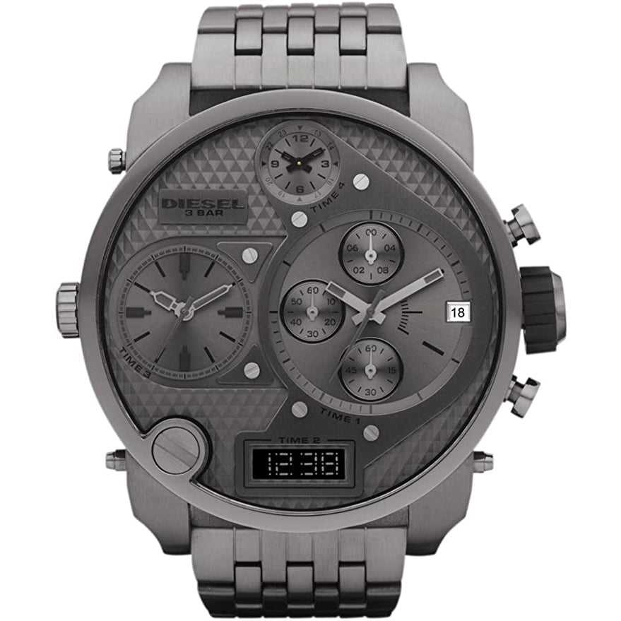 Diesel DZ7247 Men's Chronograph Big Daddy Gun Metal Watch