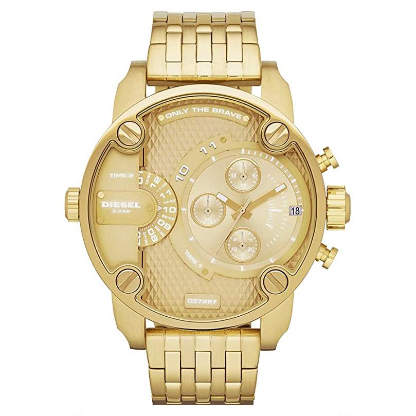 Diesel DZ7287 Men's Little Daddy Gold Stainless Steel Chronograph Watch