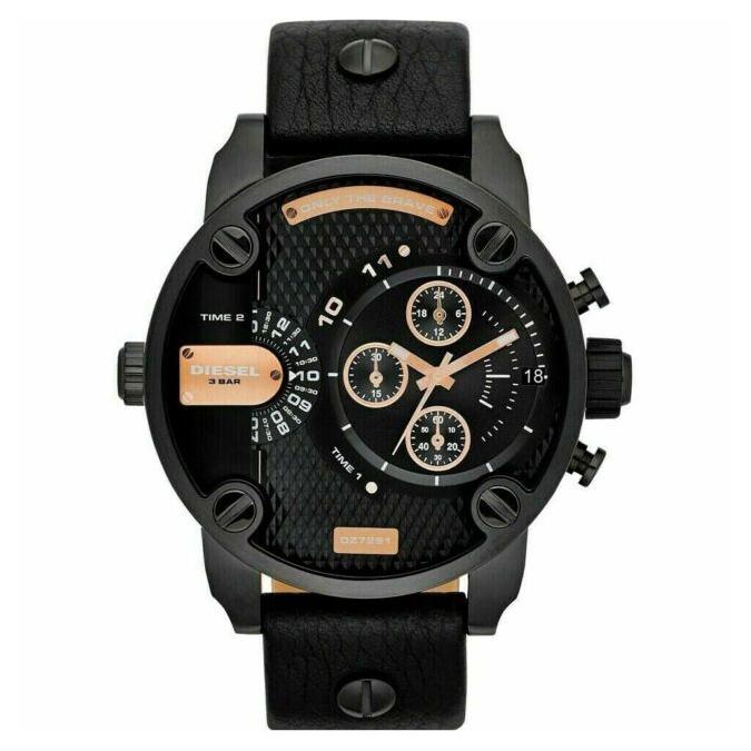 Diesel DZ7291 Men's Little Daddy Black Chronograph Watch