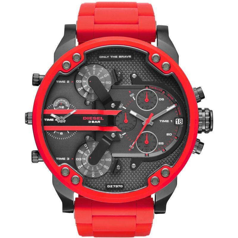 Diesel DZ7370 Men's Daddy 2.0 Red Chronograph Watch